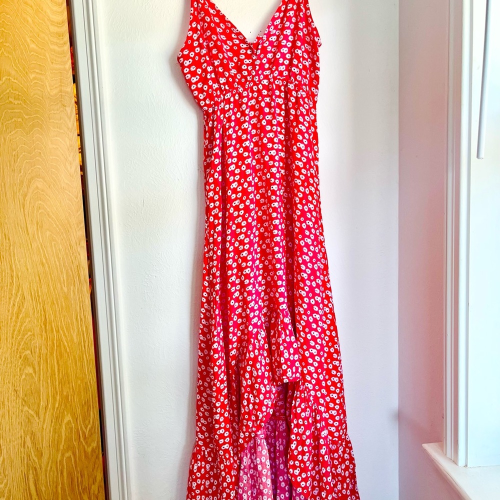 Rue21 Red Maxi Sun Dress